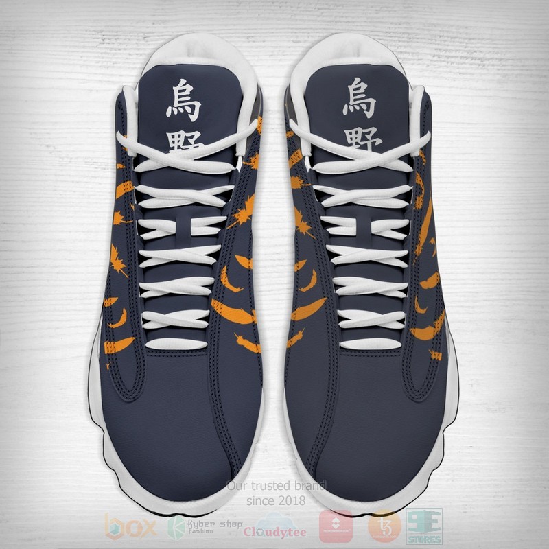 BEST Anime Karasuno High Haikyuu Air Jordan 13 Sneakers word2
