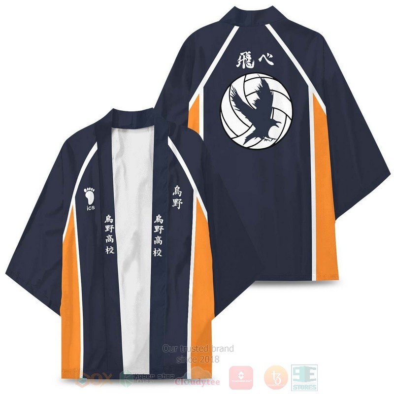 BEST Anime Karasuno High Haikyuu Japan 3D Print Kimono
