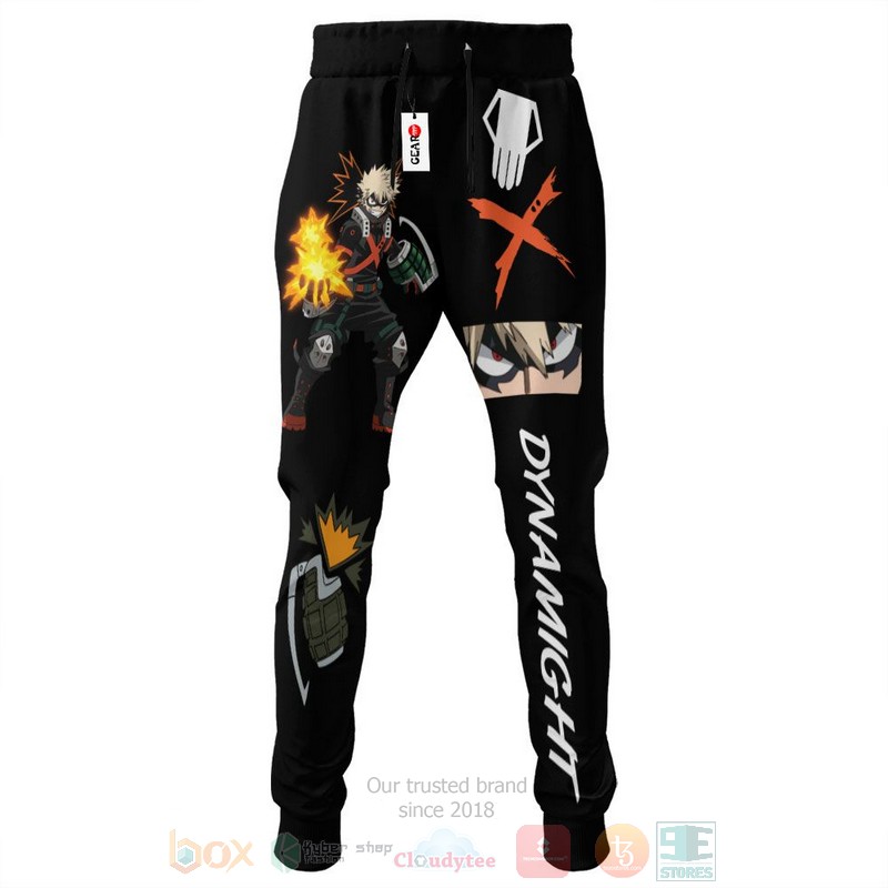 BEST Anime Katsuki Bakugo My Hero Academia All Over Print Long Pants 3 Anime Katsuki Bakugo My Hero Academia Sweatpants 1 2