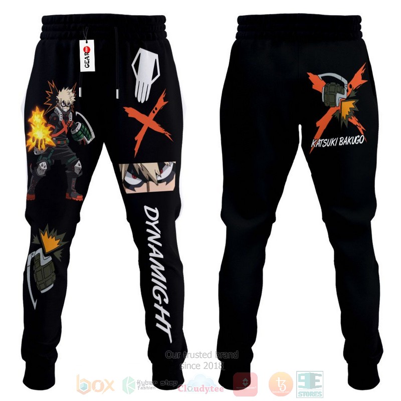 BEST Anime Katsuki Bakugo My Hero Academia All Over Print Long Pants 4 Anime Katsuki Bakugo My Hero Academia Sweatpants 1 2 3