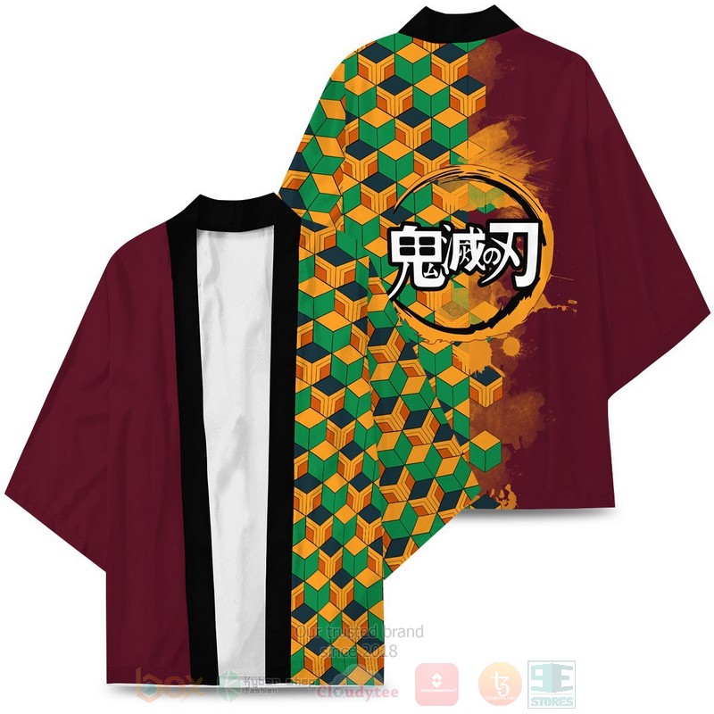 BEST Anime Kimetsu No Yaiba Giyuu Demon Slayer Japan 3D Print Kimono