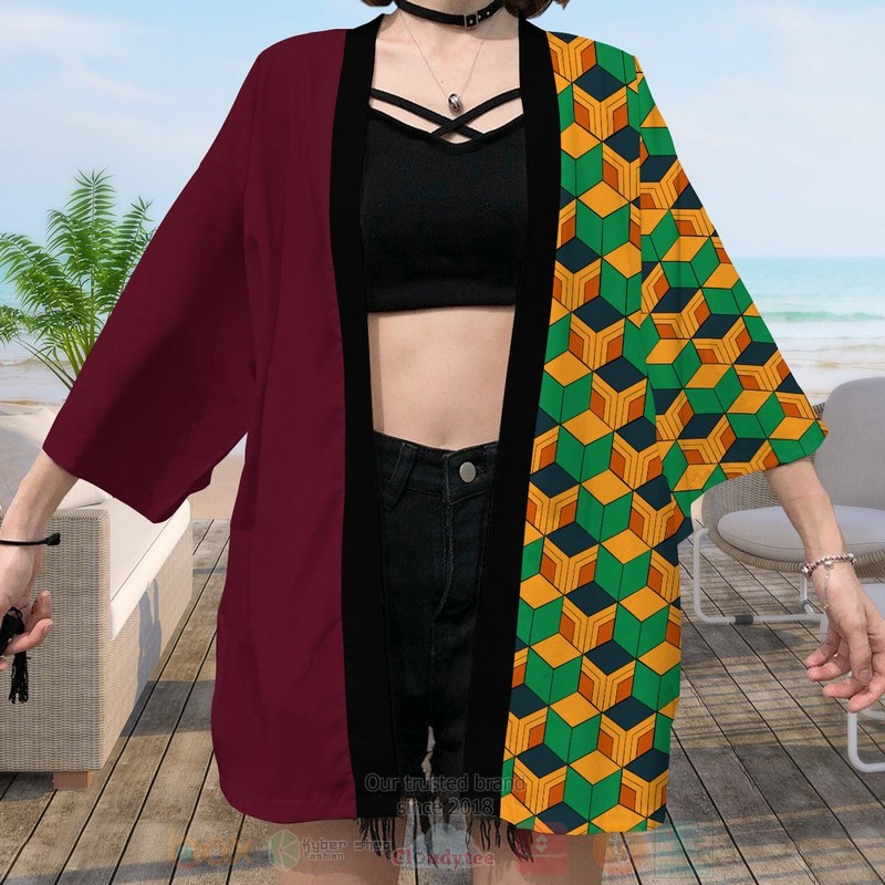BEST Anime Kimetsu No Yaiba Giyuu Demon Slayer Japan 3D Print Kimono word2