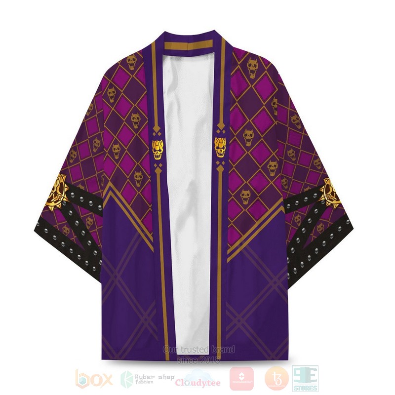 BEST Anime Kira Killer Queen JoJo's Japan 3D Print Kimono