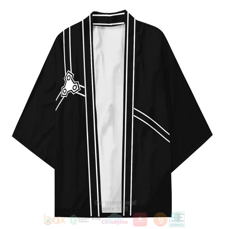 BEST Anime Kirito Elucidator Sword Art Online Japan 3D Print Kimono 3 BEST Anime Kirito Elucidator Sword Art Online Japan 3D Print Kimono word3