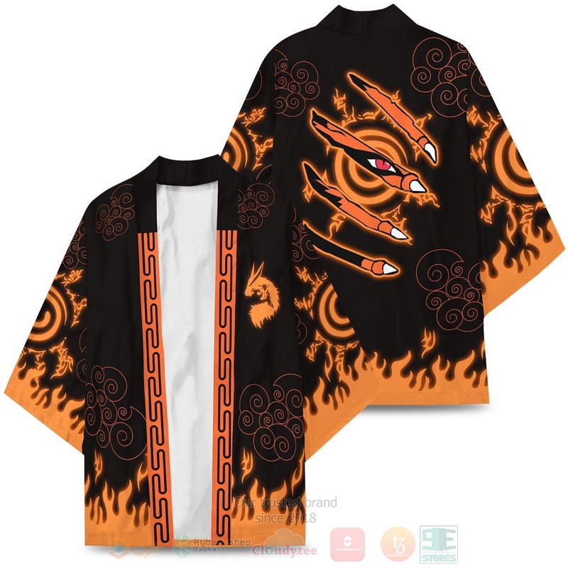 BEST Anime Kurama Mark Naruto Japan 3D Print Kimono