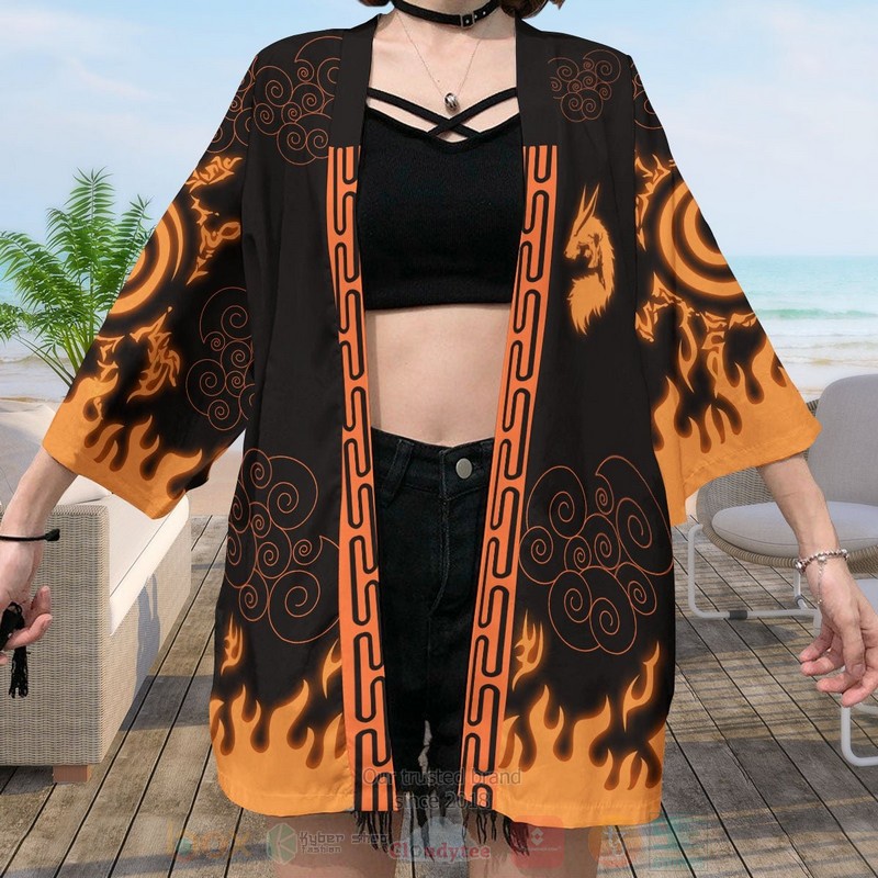 BEST Anime Kurama Mark Naruto Japan 3D Print Kimono 5 BEST Anime Kurama Mark Naruto Japan 3D Print Kimono word2