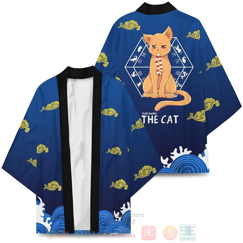 BEST Anime Kyo the Cat Fruits Basket Japan 3D Print Kimono