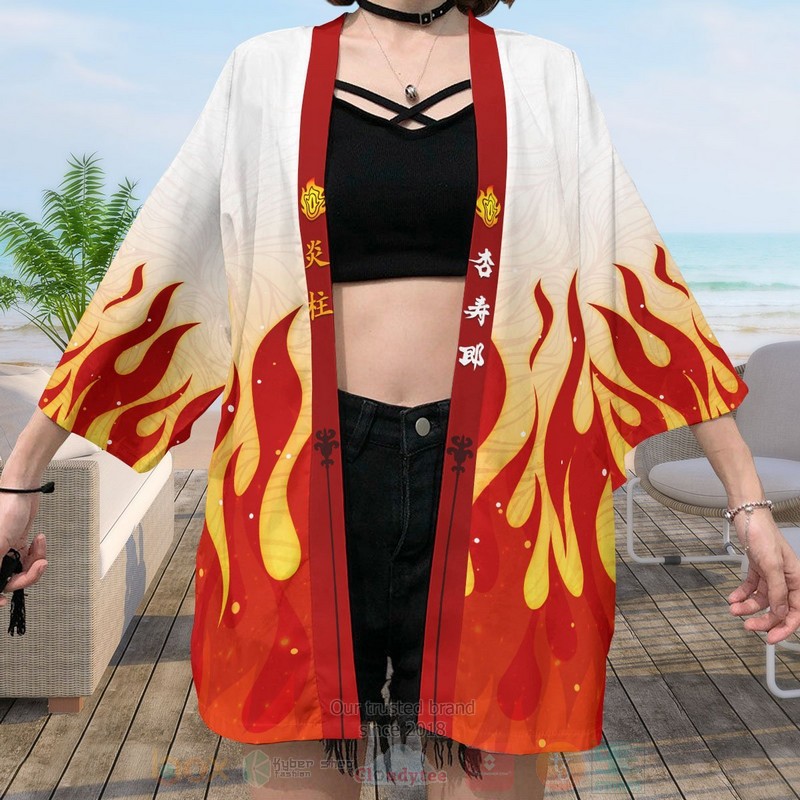 BEST Anime Kyojuro Fire Kyojuro Rengoku Japan 3D Print Kimono 5 BEST Anime Kyojuro Fire Kyojuro Rengoku Japan 3D Print Kimono word1