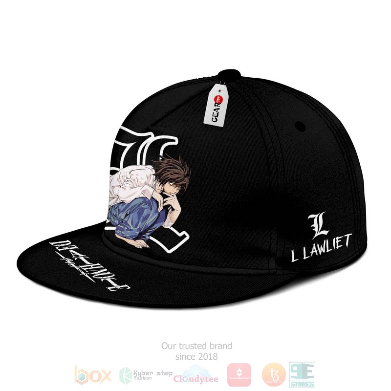 BEST Anime L Lawliet Snapback Hat Caps 2 Anime L Lawliet Snapback Cap 1