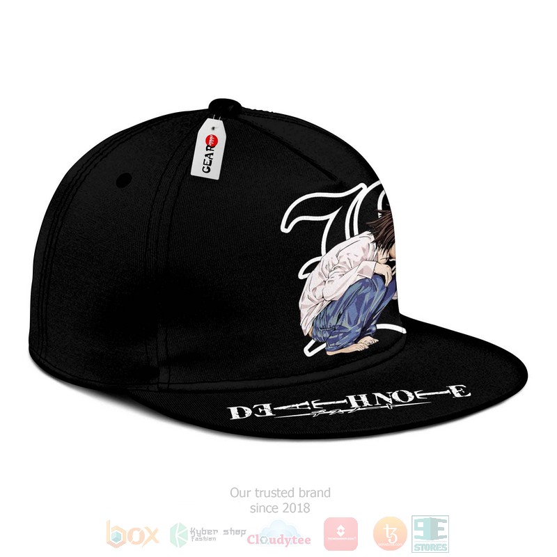 BEST Anime L Lawliet Snapback Hat Caps 3 Anime L Lawliet Snapback Cap 1 2