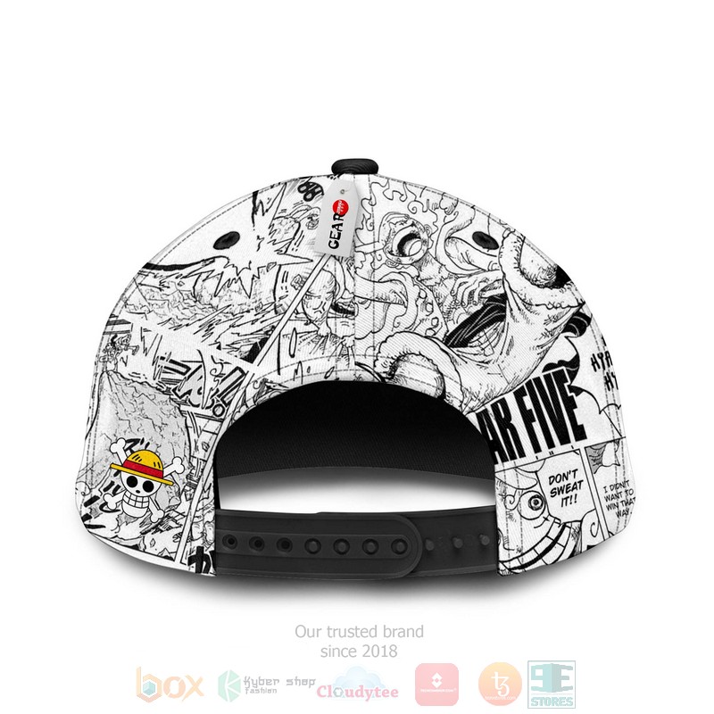 BEST Anime Luffy Gear 5 Snapback One Piece Hat Caps 4 Anime Luffy Gear 5 Snapback One Piece Cap 1 2 3