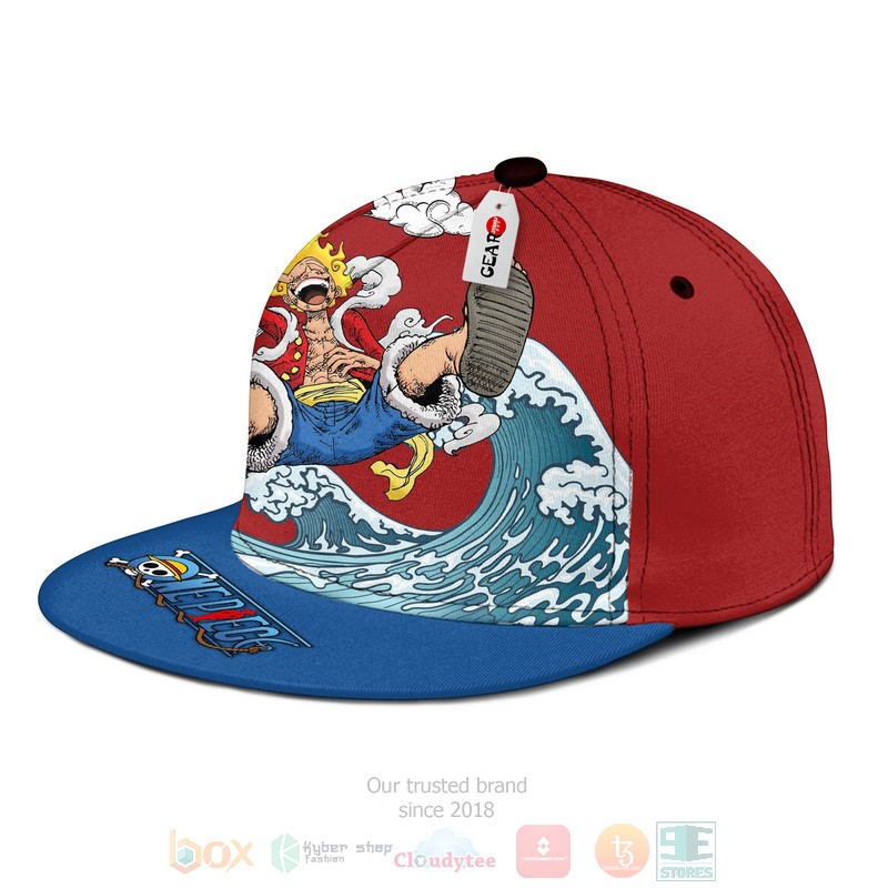 Anime Luffy Gear 5 Snapback One Piece For Otaku Cap 1 2