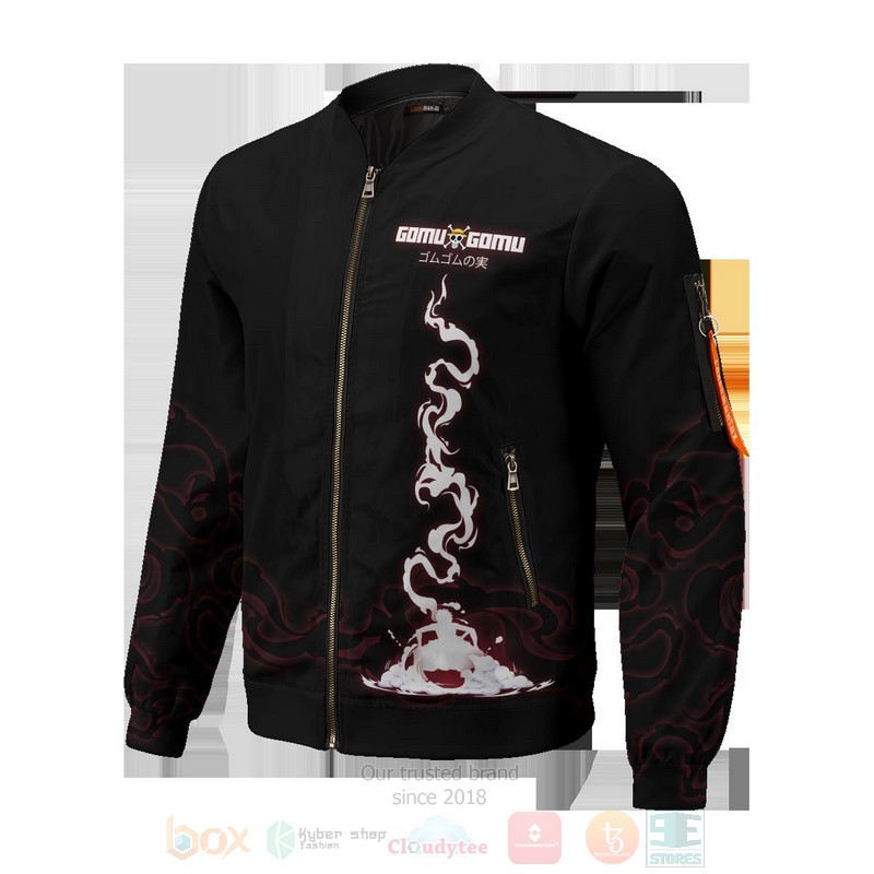 BEST Anime Luffy Spirit 3D Zipper Bomber Jacket 4 Anime Luffy Spirit Bomber Jacket 1 2 3