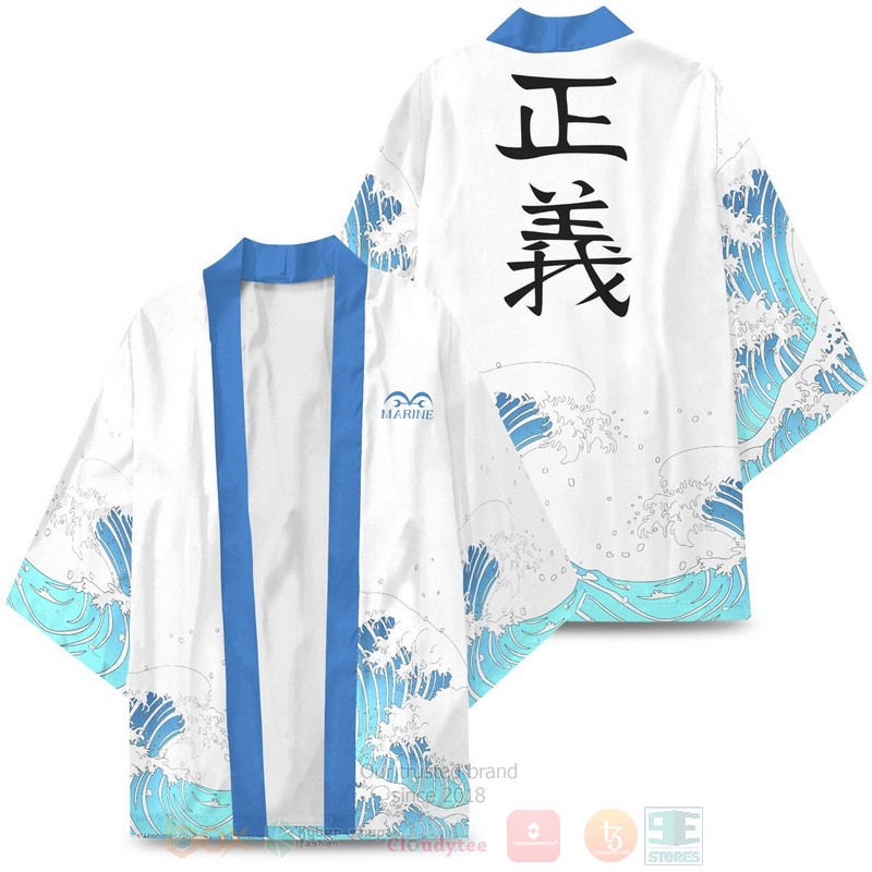 BEST Anime Marines One Piece Japan 3D Print Kimono