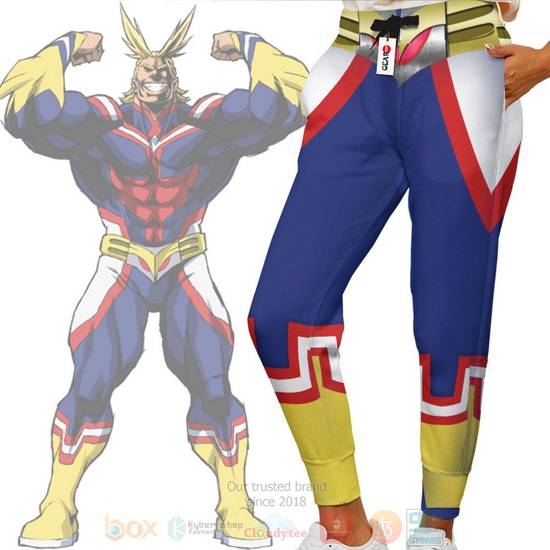 BEST Anime My Hero Academia All Might All Over Print Long Pants 3 Anime My Hero Academia All Might Sweatpants 1 2