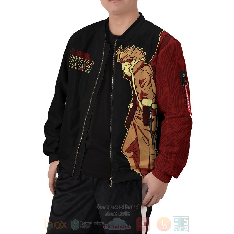 Anime My Hero Academia Hero Hawks Bomber Jacket 1 2 3 4 5 6 7 8
