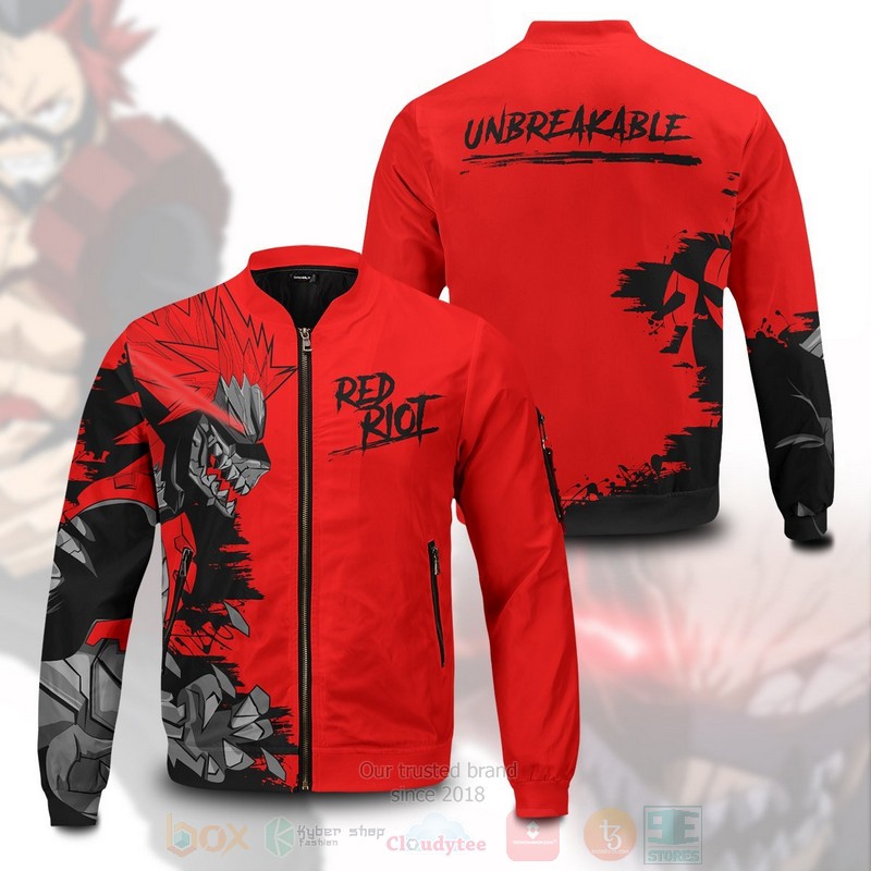Anime My Hero Academia Hero Kirishima Bomber Jacket 1