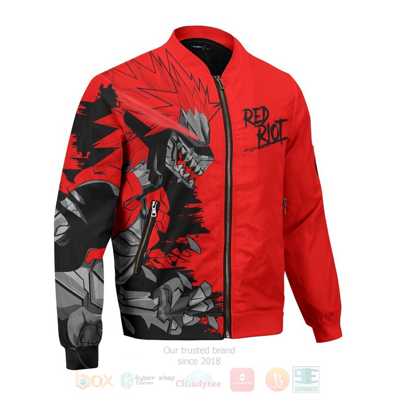 BEST Anime My Hero Academia Hero Kirishima 3D Zipper Bomber Jacket 5 Anime My Hero Academia Hero Kirishima Bomber Jacket 1 2 3 4