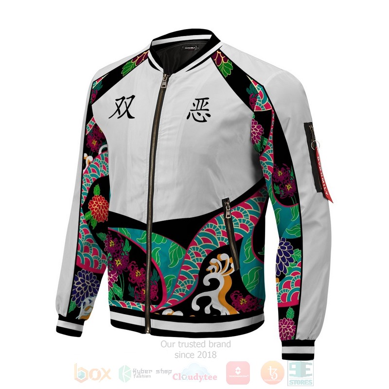 BEST Anime Nahoya Kawata 3D Zipper Bomber Jacket 4 Anime Nahoya Kawata Bomber Jacket 1 2 3