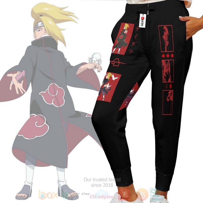 Anime Naruto Akatsuki Deidara Sweatpants 1