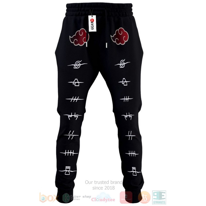 Anime Naruto Akatsuki Fleece Sweatpants