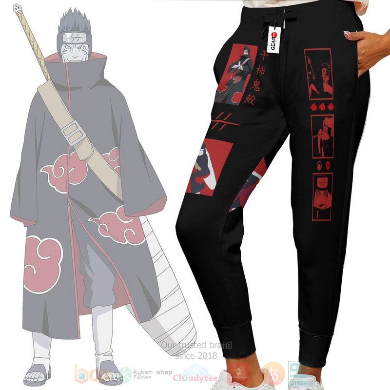 Anime Naruto Akatsuki Kisame Sweatpants 1