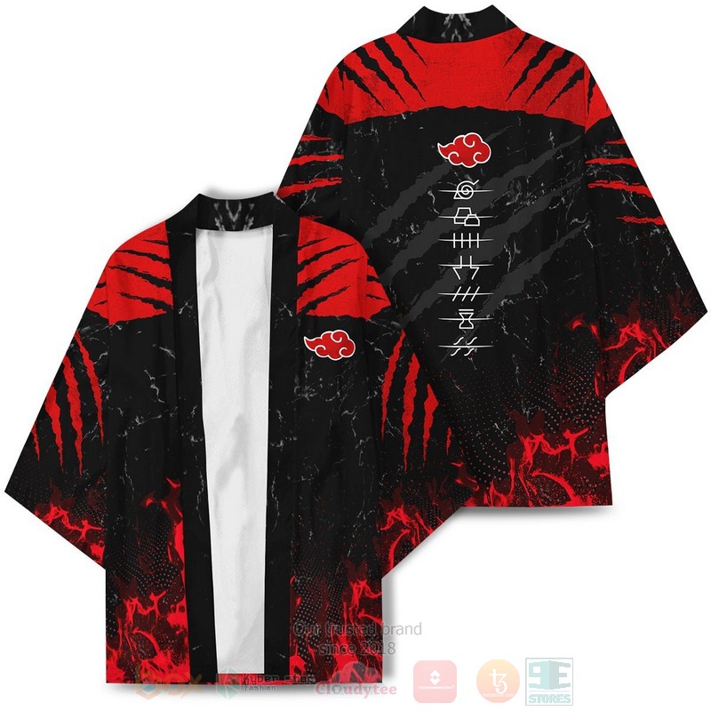 BEST Anime Naruto Akatsuki Pride Japan 3D Print Kimono