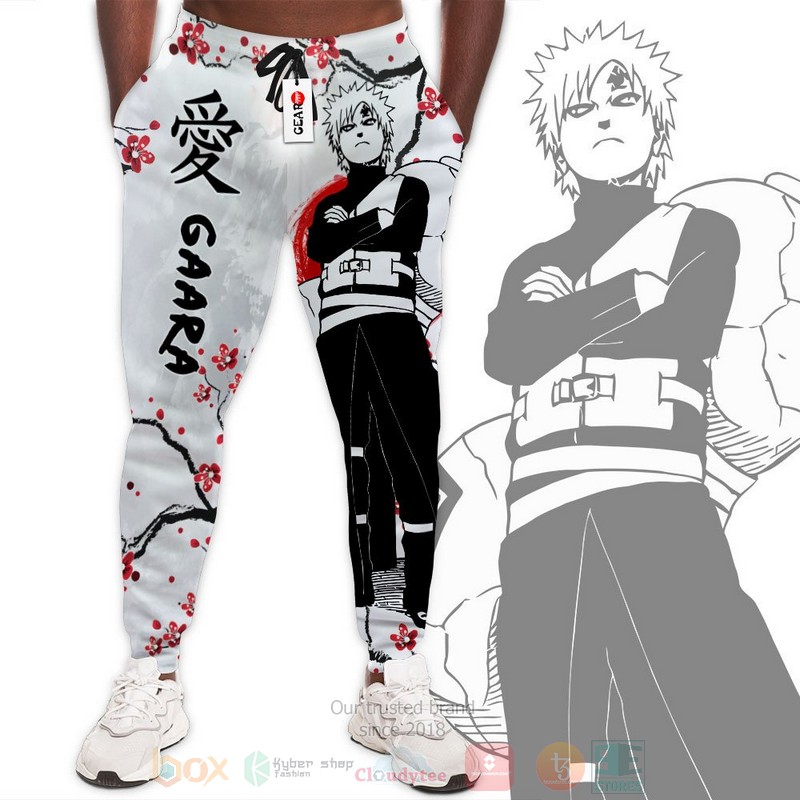 Anime Naruto Gaara White Sweatpants