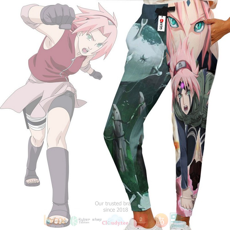 Anime Naruto Haruno Sakura Sweatpants