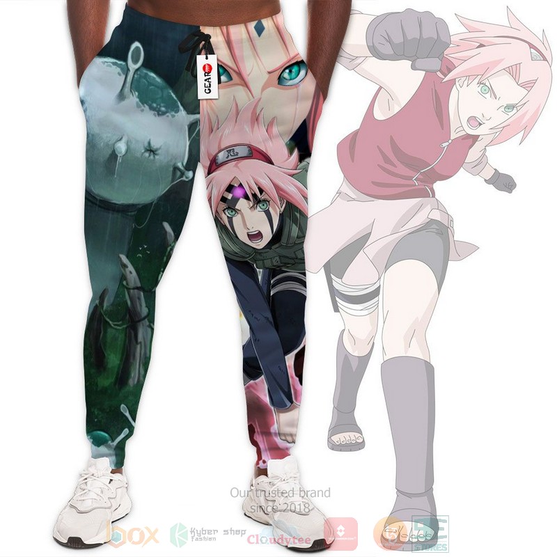 Anime Naruto Haruno Sakura Sweatpants 1