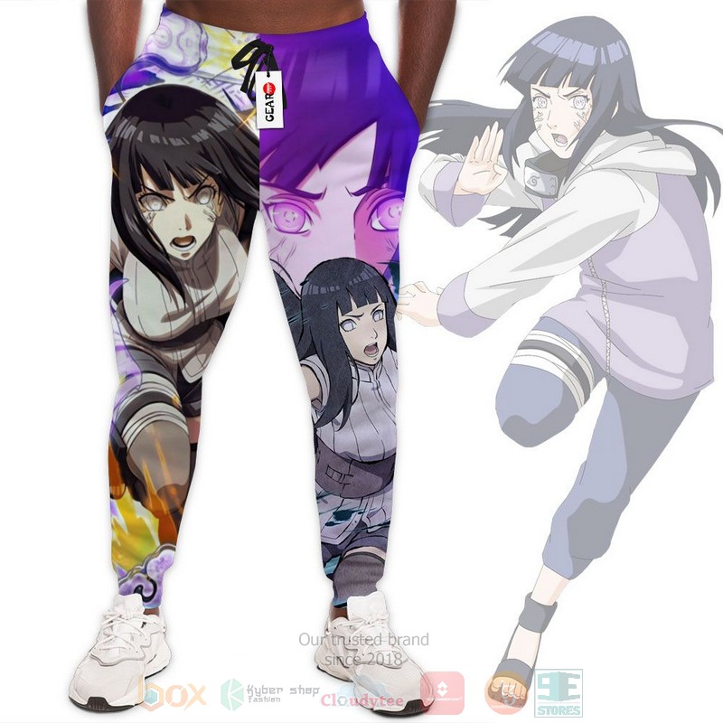 Anime Naruto Hyuga Hinata Sweatpants 1