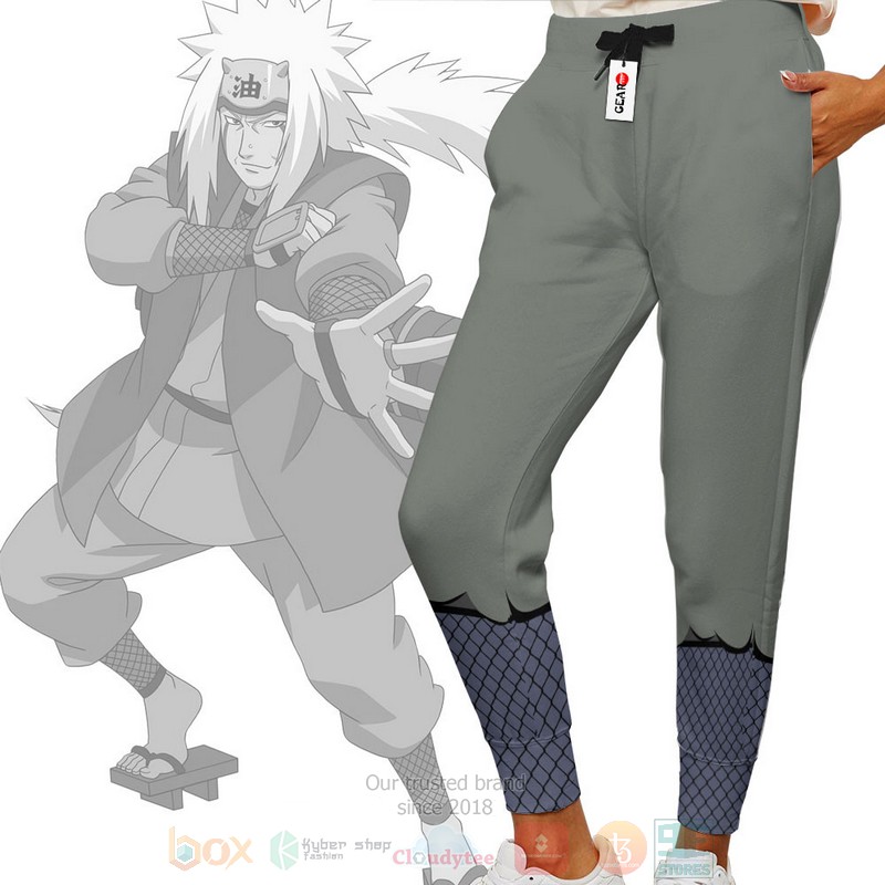 Anime Naruto Jiraiya Costume For Otaku Sweatpants 1