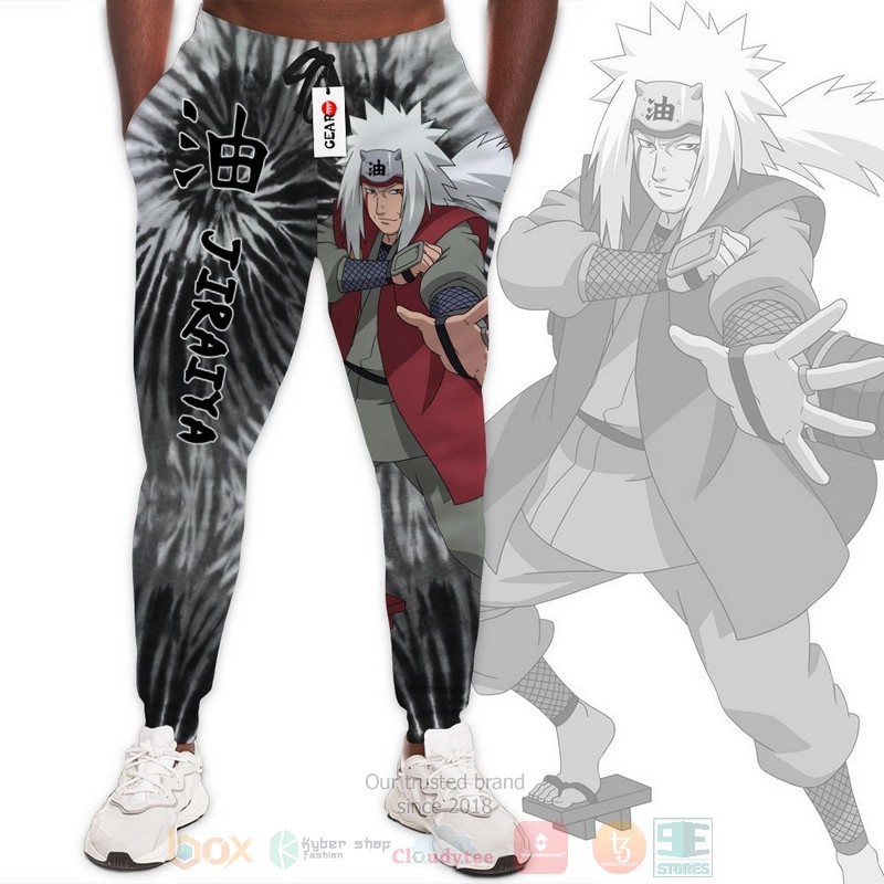 Anime Naruto Jiraiya Tie Dye Sweatpants