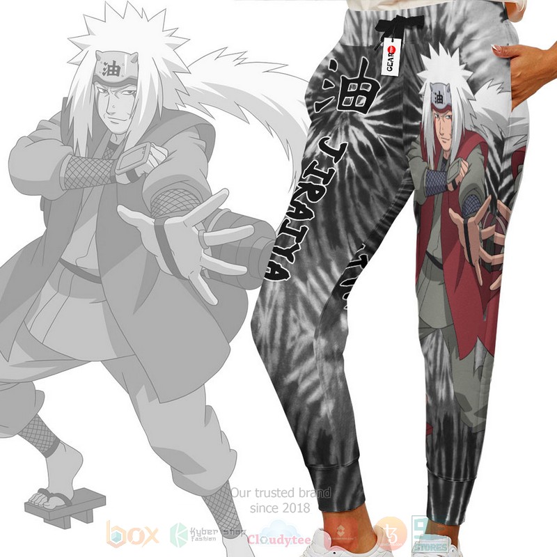 Anime Naruto Jiraiya Tie Dye Sweatpants 1
