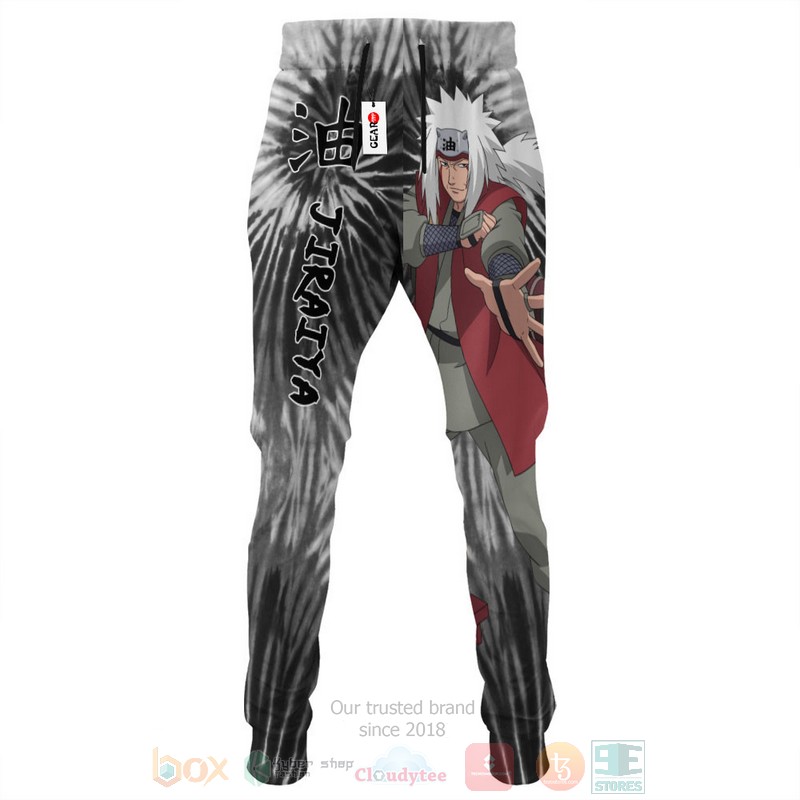 BEST Anime Naruto Jiraiya Tie Dye All Over Print Long Pants 4 Anime Naruto Jiraiya Tie Dye Sweatpants 1 2 3