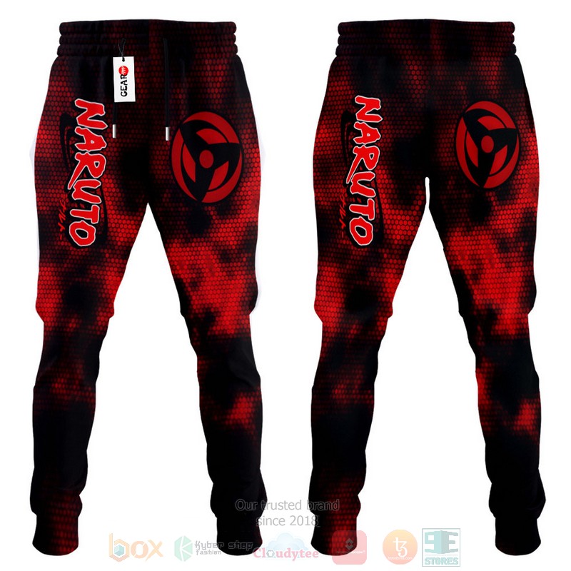 BEST Anime Naruto Kakashi And Obito Mangekyo Sharingan All Over Print Long Pants 4 Anime Naruto Kakashi And Obito Mangekyo Sharingan Sweatpants 1 2 3