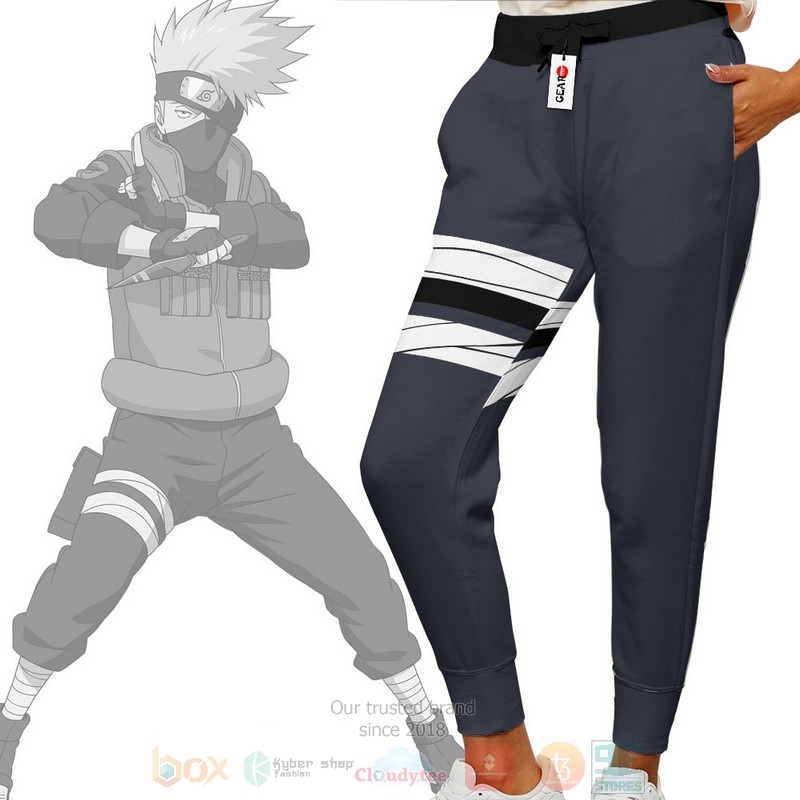 Anime Naruto Kakashi Hatake Costume For Otaku Sweatpants 1