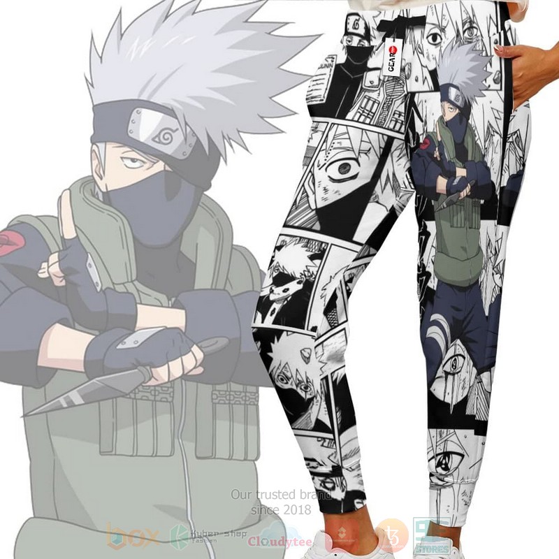 Anime Naruto Kakashi Hatake Naruto Sweatpants 1