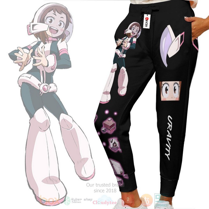 Anime Ochako Uraraka My Hero Academia Sweatpants 1