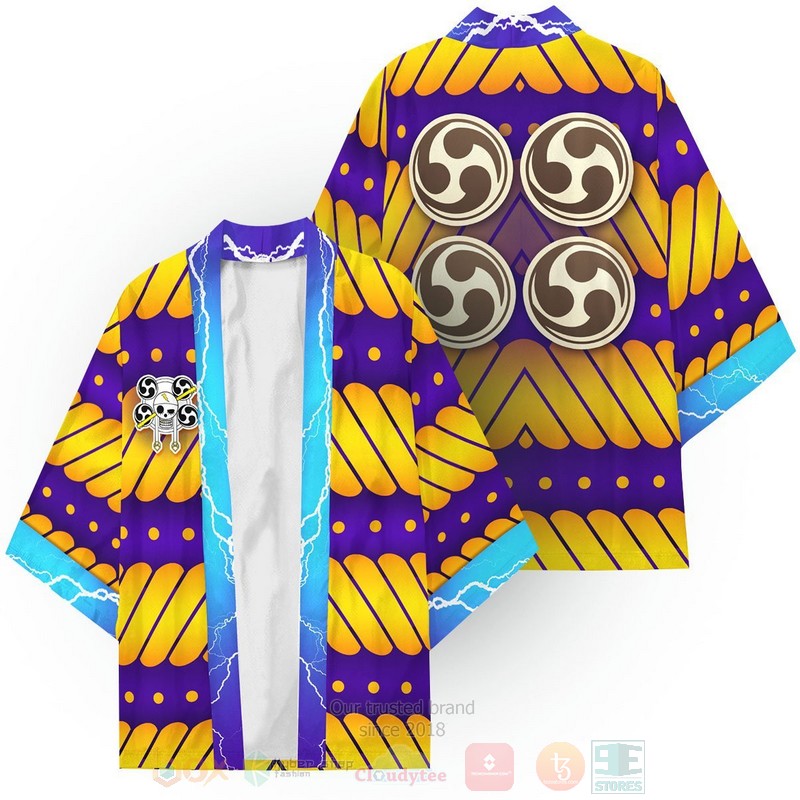 BEST Anime One Piece God Eneru Japan 3D Print Kimono