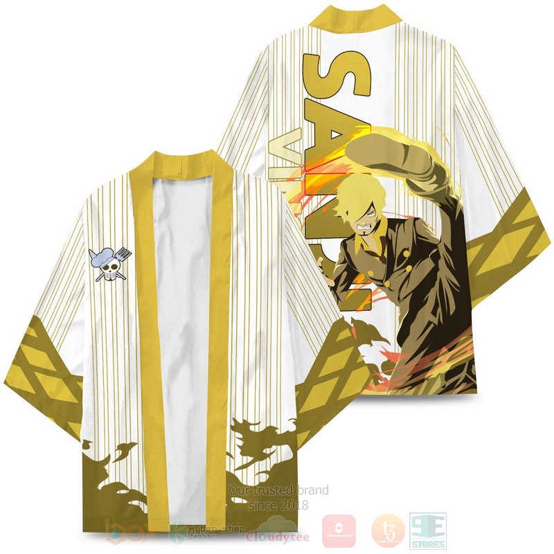BEST Anime One Piece Sanji Black Leg Japan 3D Print Kimono