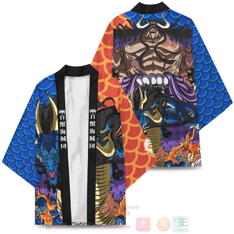 BEST Anime One Piece Yonko Kaido Japan 3D Print Kimono