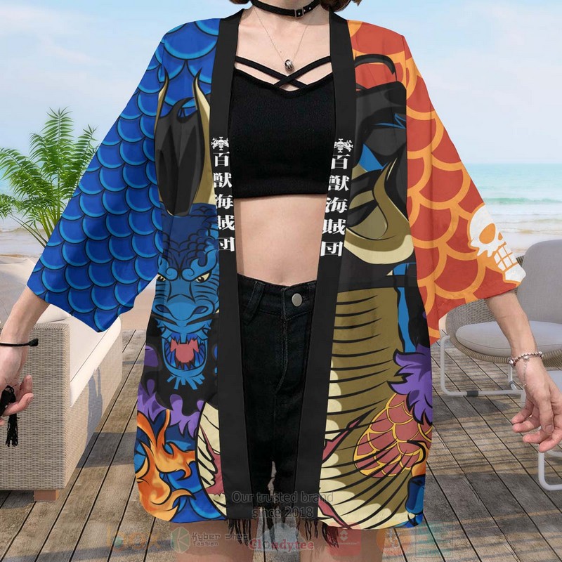 BEST Anime One Piece Yonko Kaido Japan 3D Print Kimono 5 BEST Anime One Piece Yonko Kaido Japan 3D Print Kimono word2