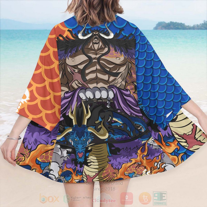 BEST Anime One Piece Yonko Kaido Japan 3D Print Kimono 6 BEST Anime One Piece Yonko Kaido Japan 3D Print Kimono word2