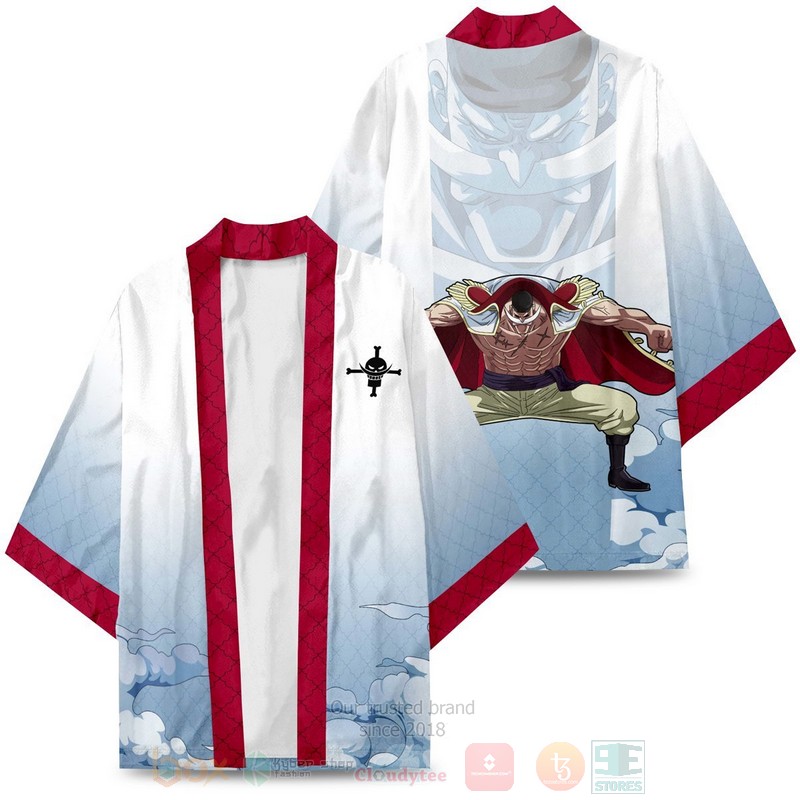 BEST Anime One Piece Yonko Whitebeard Japan 3D Print Kimono