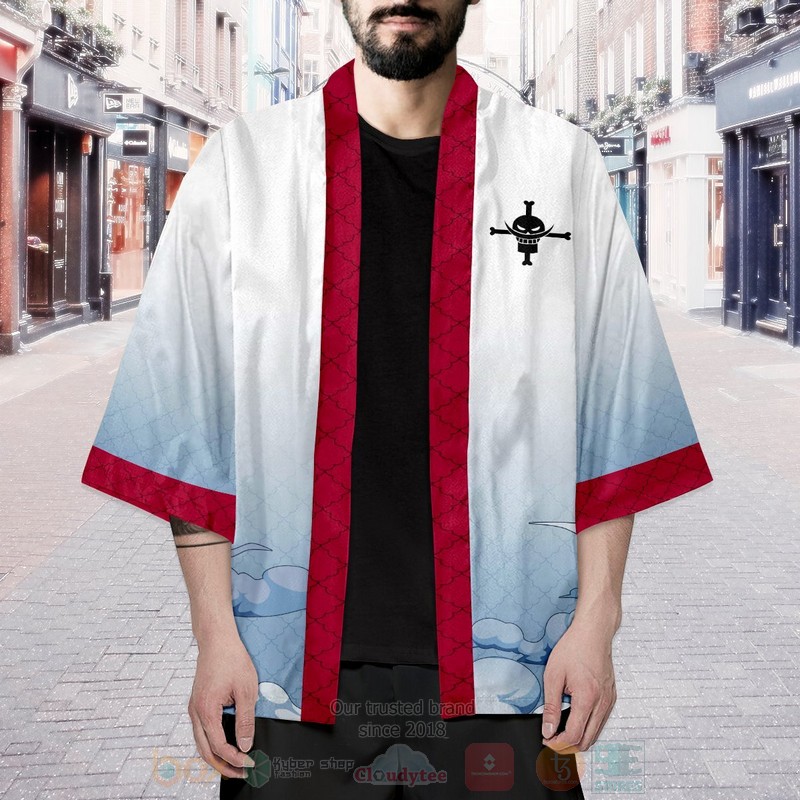 BEST Anime One Piece Yonko Whitebeard Japan 3D Print Kimono word3