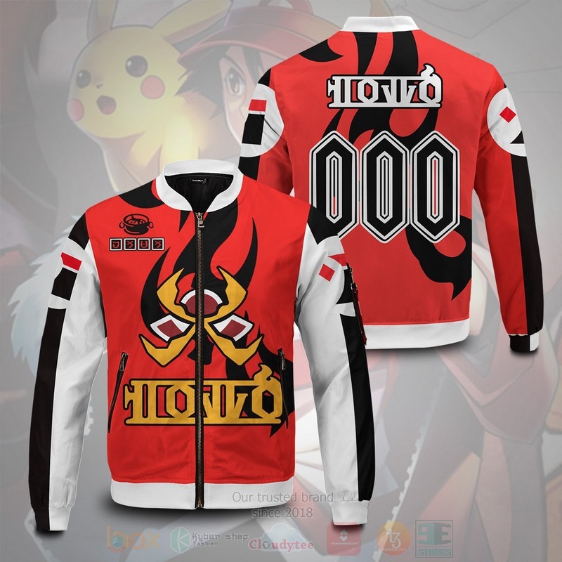 Anime Poke Fire Uniform Personalized Bomber Jacket 1