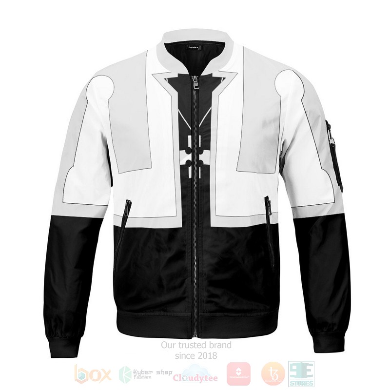 BEST Anime Rekka Hoshimiya Fire Force 3D Zipper Bomber Jacket word1