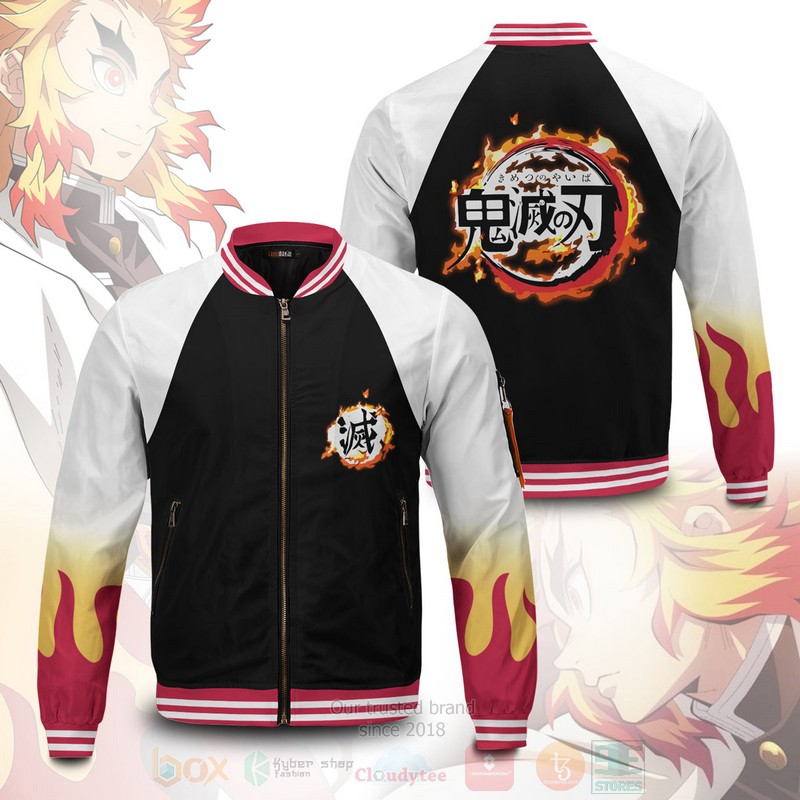 Anime Rengoku Jersey Bomber Jacket 1