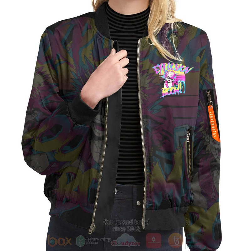 Anime Retro Bakugo Bomber Jacket 1 2 3 4 5 6 7 8